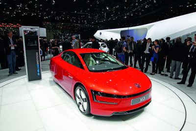 Volkswagen Pressekonferenz, Automobilsalon Genf, 05.03.2013/Der neue Volkswagen XL1