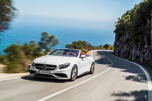 Mercedes-AMG S 63 4MATIC Cabriolet, designo diamantweiß bright, Interieur: bengalrot/schwarz