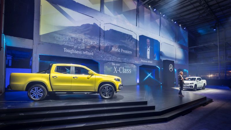 Weltpremiere neue Mercedes-Benz X-Klasse, Kapstadt, 2017. Im Bild: Volker Mornhinweg, Leiter Mercedes-Benz Vans // World premiere new Mercedes-Benz X-Class, Cape Town, 2017. In the picture: Volker Mornhinweg, Head of Mercedes-Benz Vans